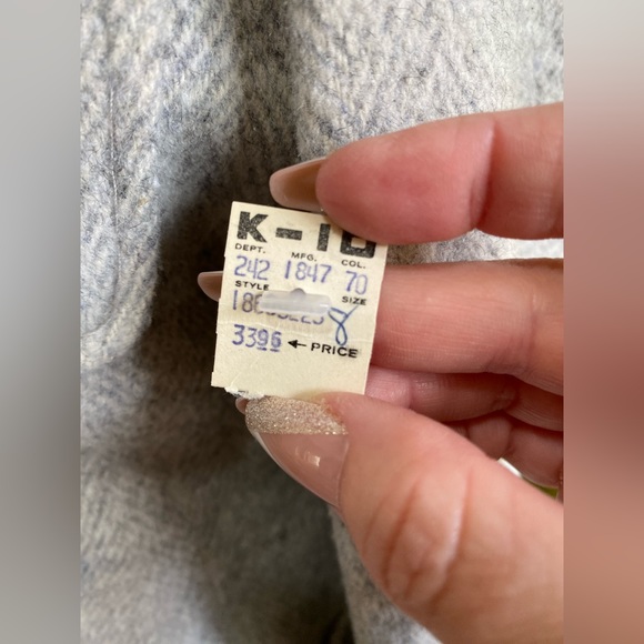 Vintage Deadstock Women’s Wool Blazer by Kmart, Grey, Size 8 | Mint Condition! - Picture 9 of 12